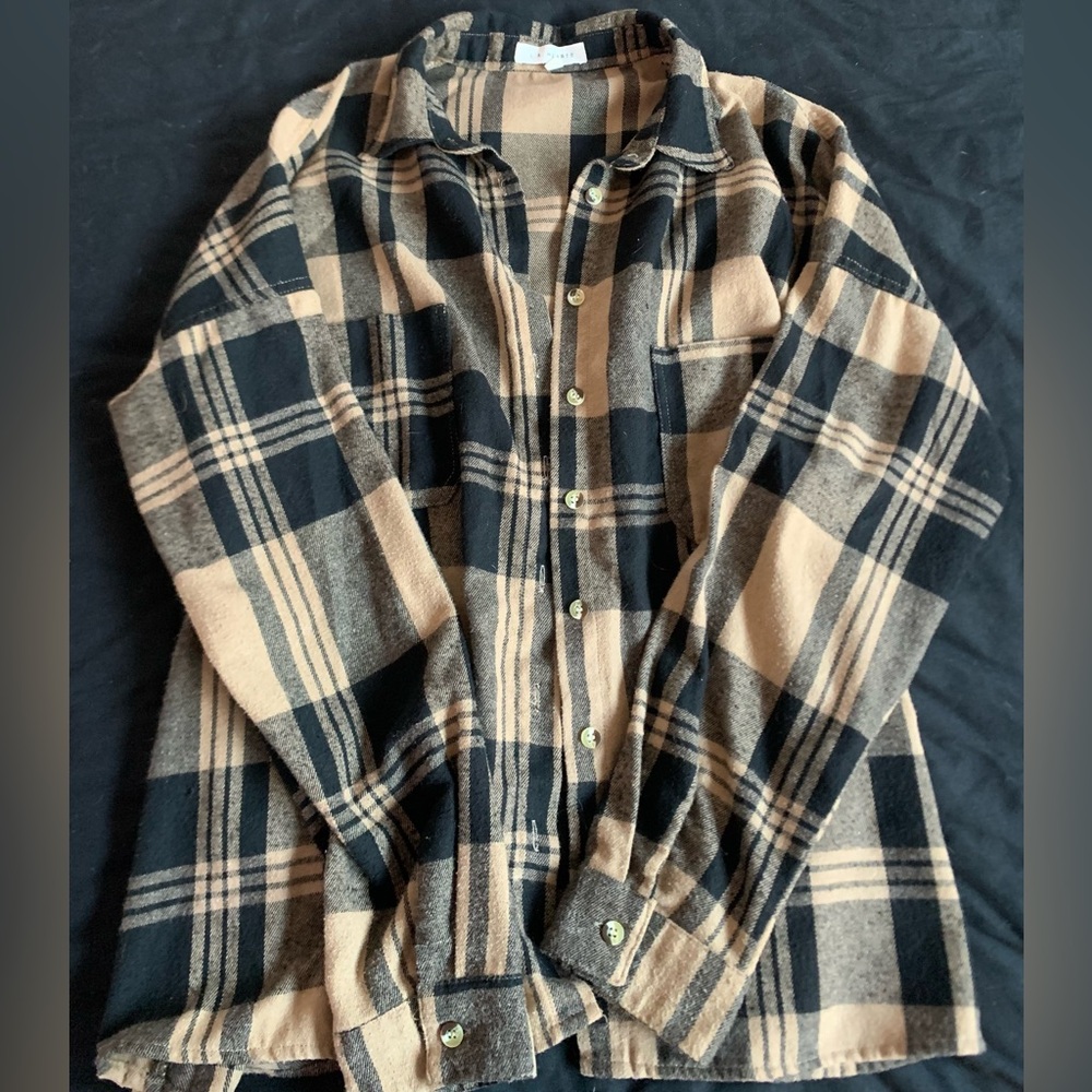 LA hearts Flannel Size Medium